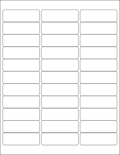 WL-950 Dirección etiqueta plantilla vector de la imagen